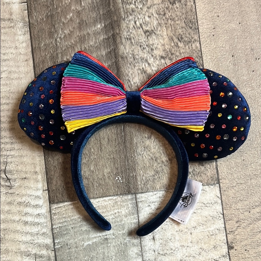 Colorful Bow and rhinestone Headband